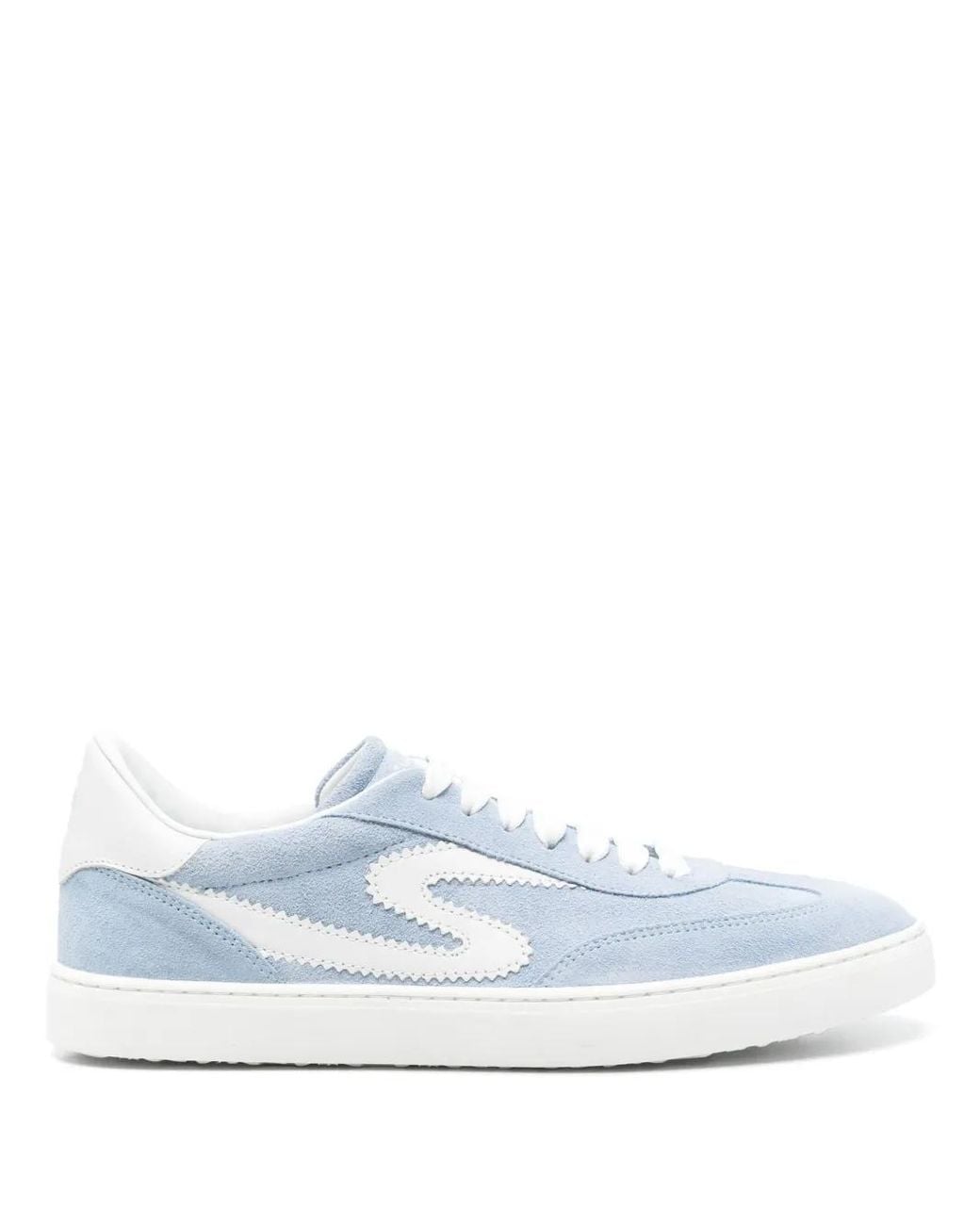 Stuart Weitzman White Sneakers Aus Wildleder