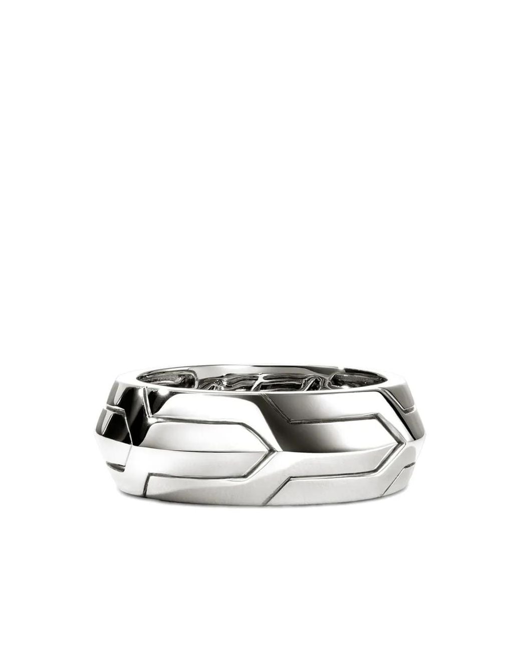 John Hardy Metallic Sterling- Icon 50 Ring