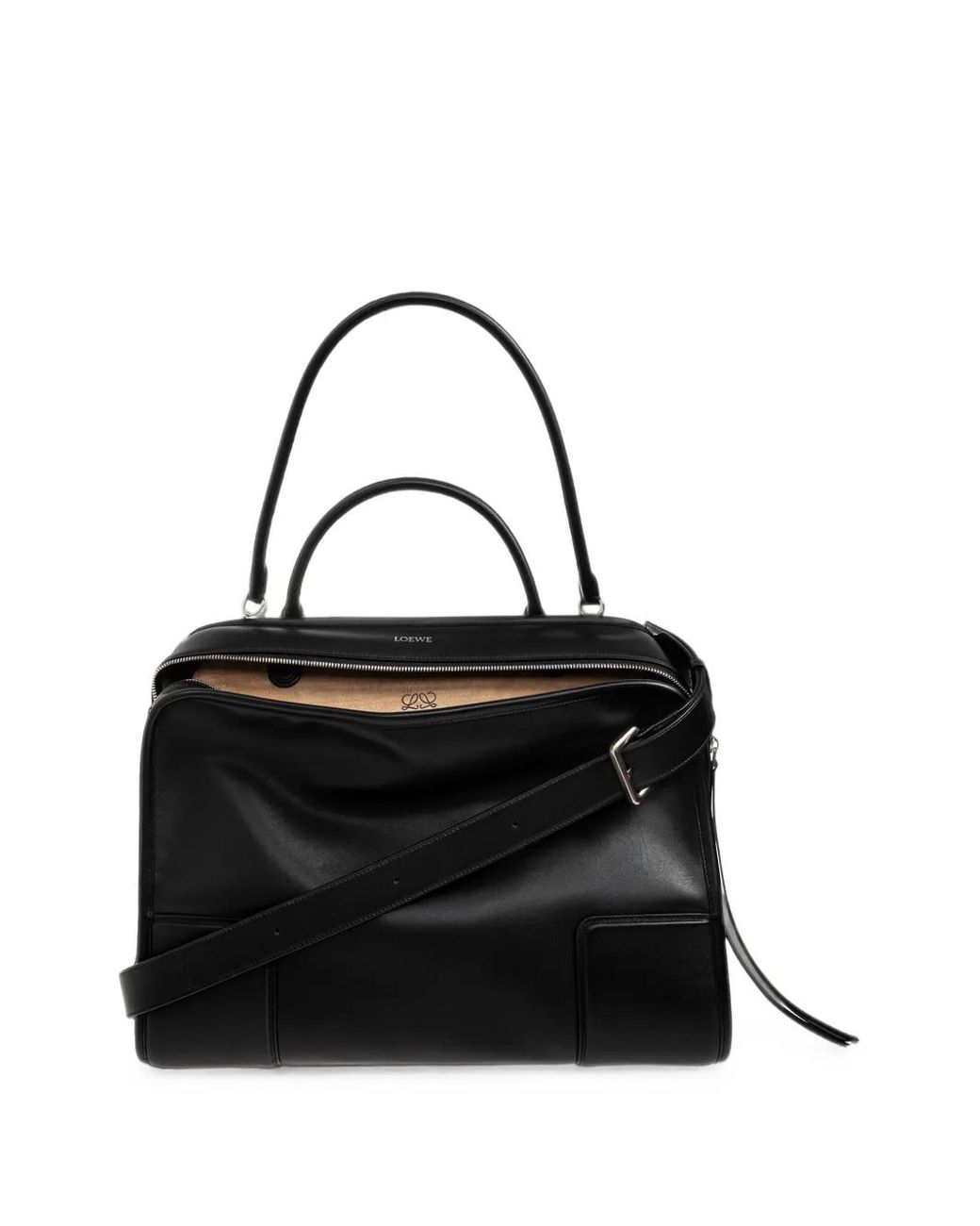 Loewe Black Xl Amazona 180 Leather Tote Bag for men