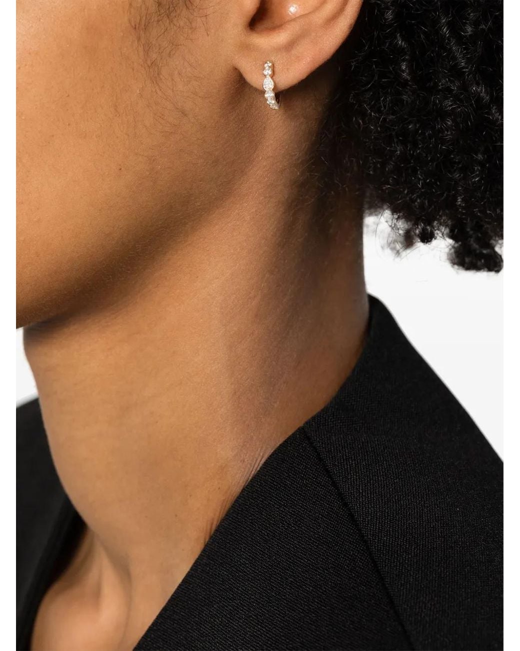 Anita Ko Metallic 18K Beverly Diamond Earrings