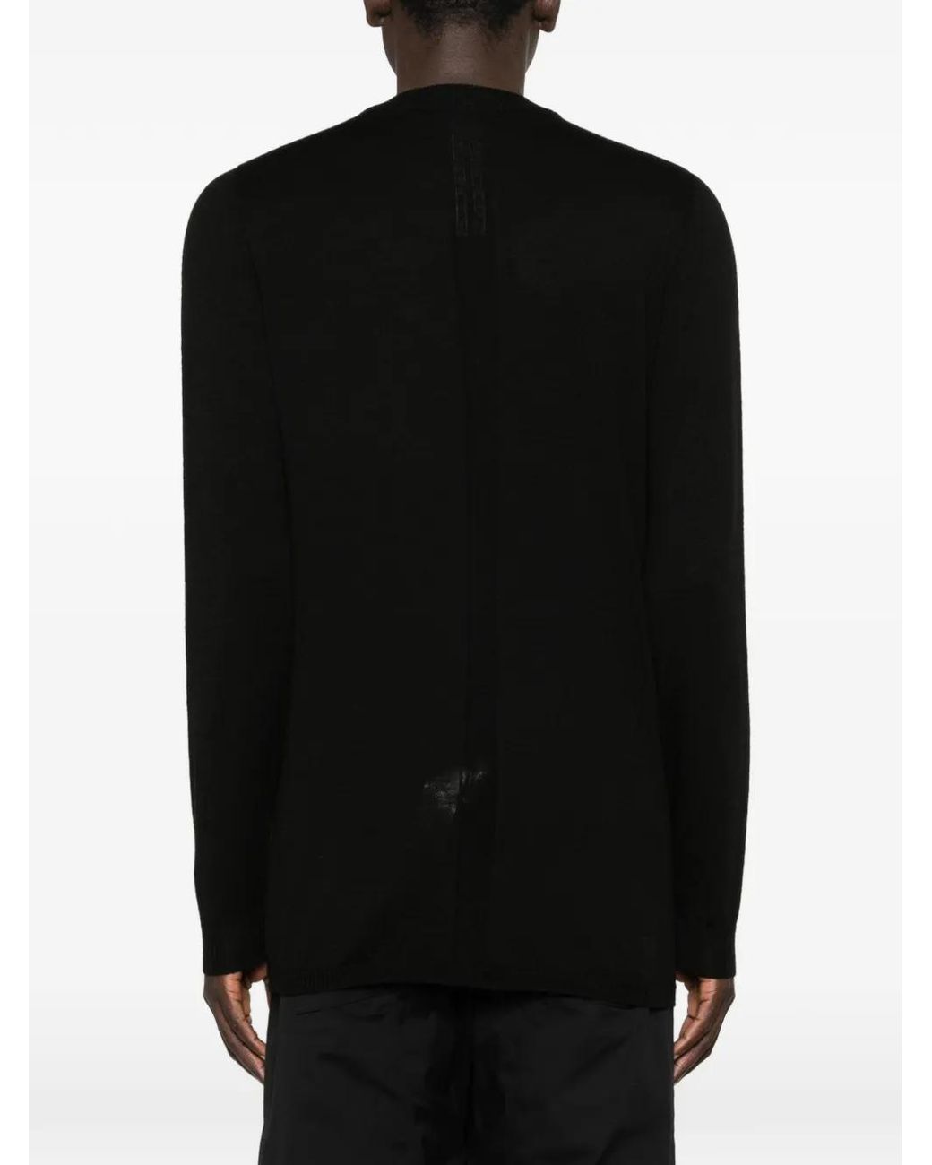 Rick Owens Black Level Lupetto Sweater for men