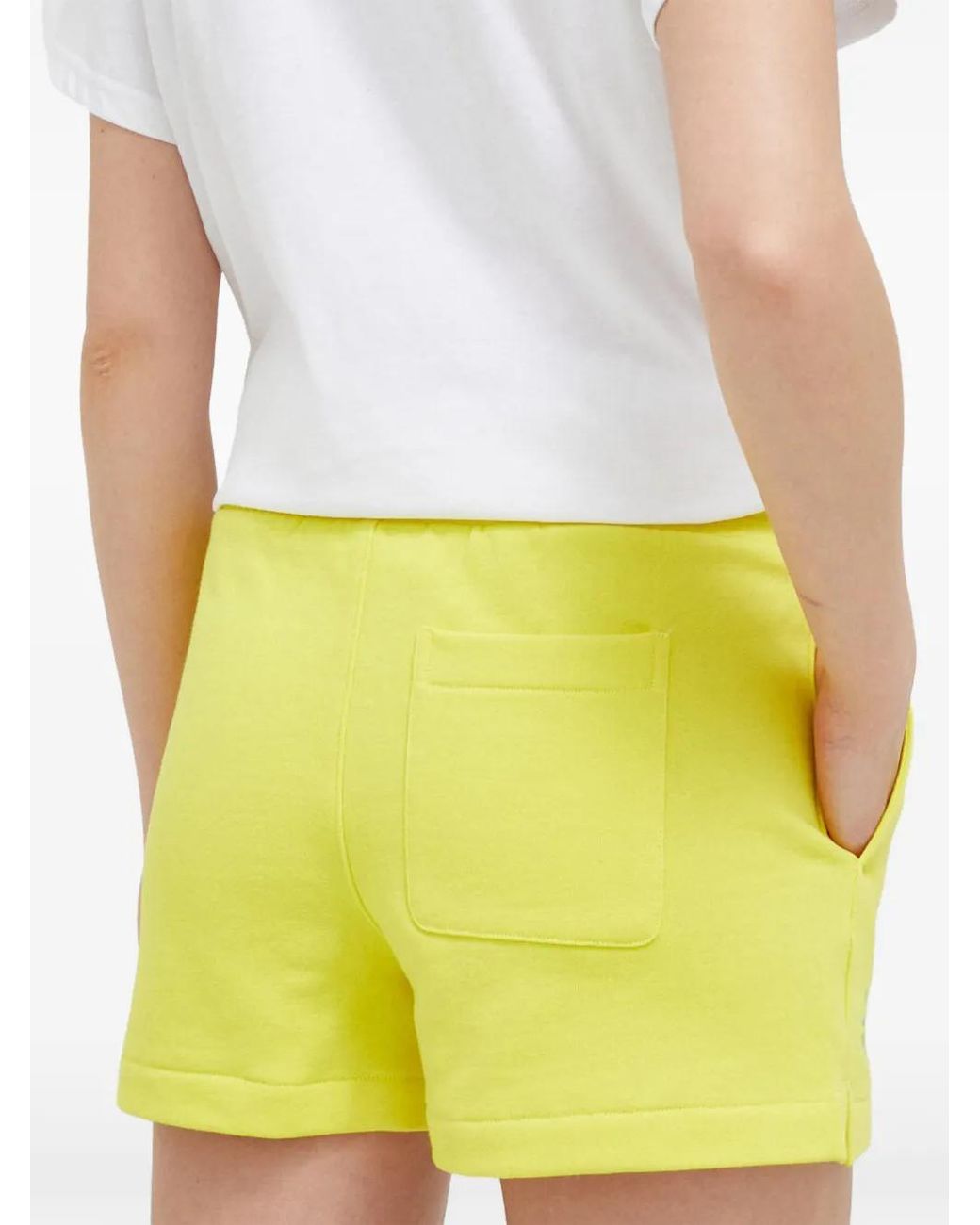 Marmot White Short À Logo Brodé Et Lien De Resserrage