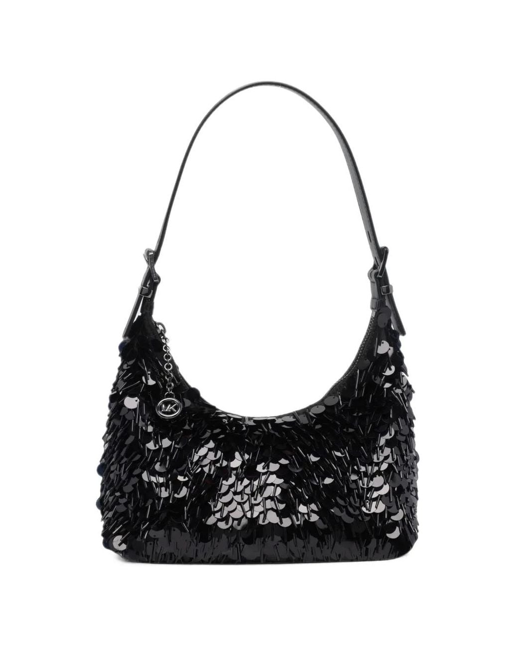 MICHAEL Michael Kors Black Nolita Small Paillette Embellished Pochette Bag
