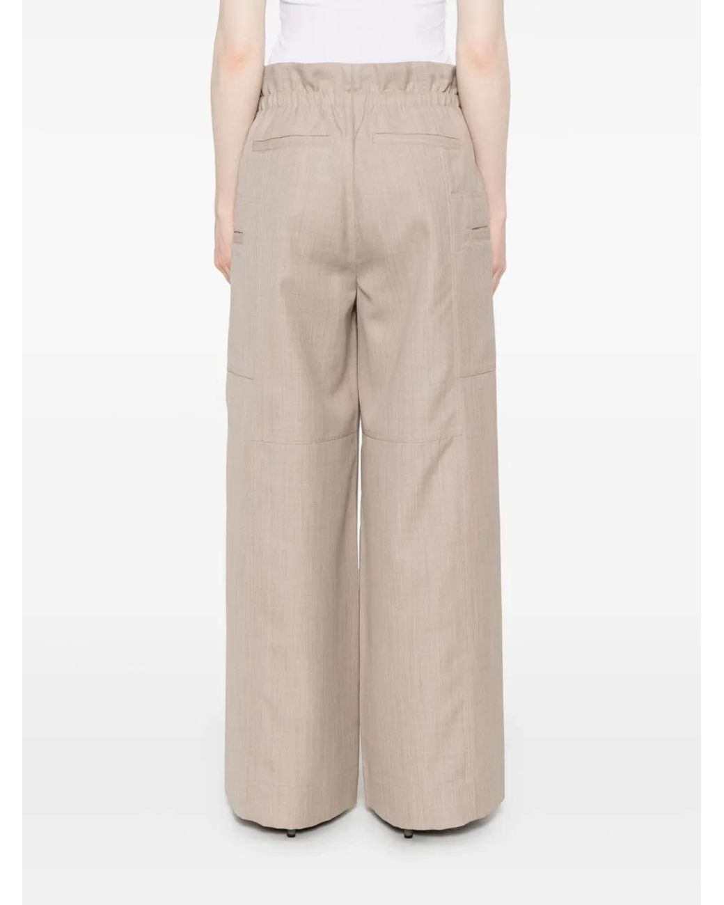Pantalones Panama Plan C de color White