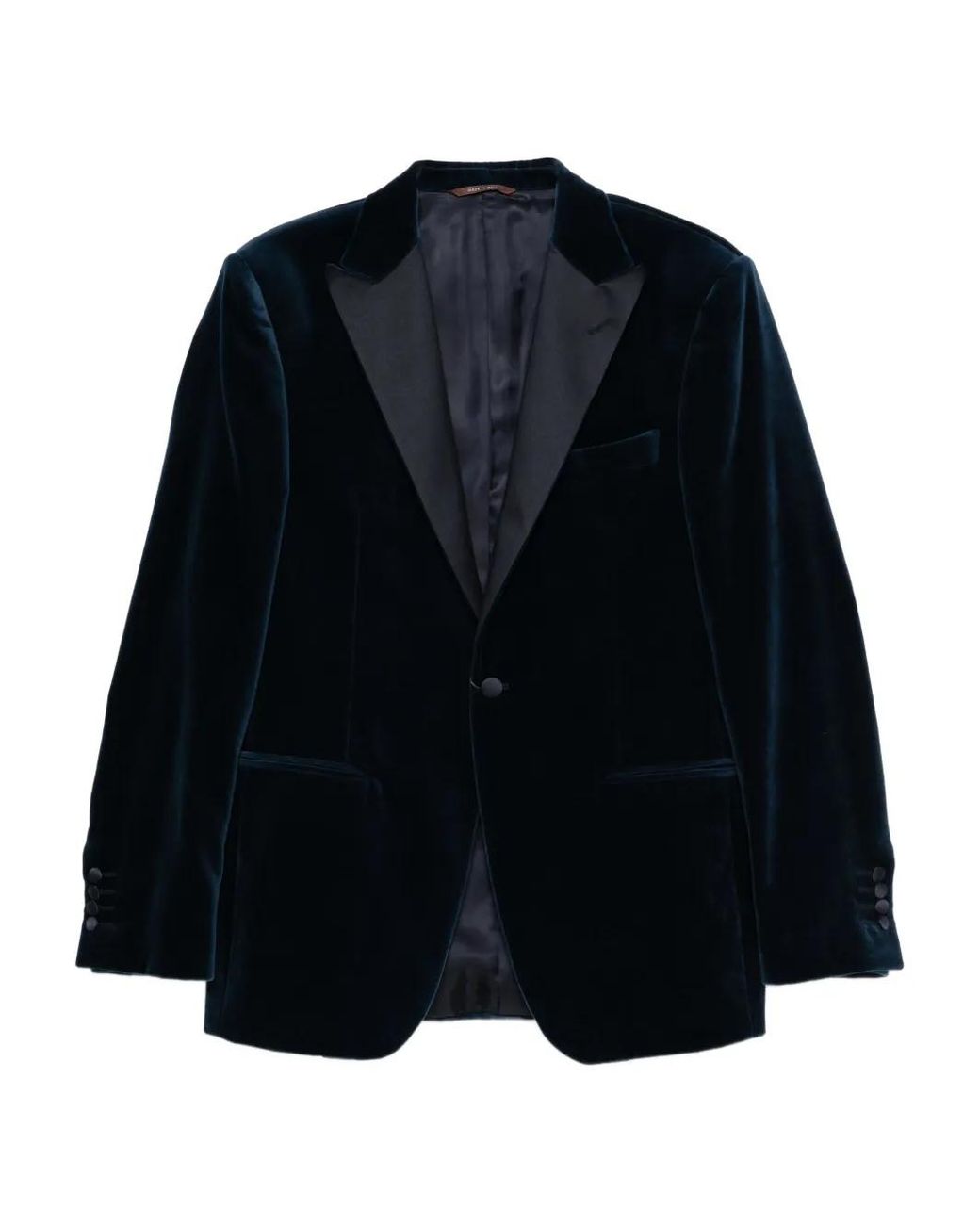 Canali Blue Velvet Blazer for men