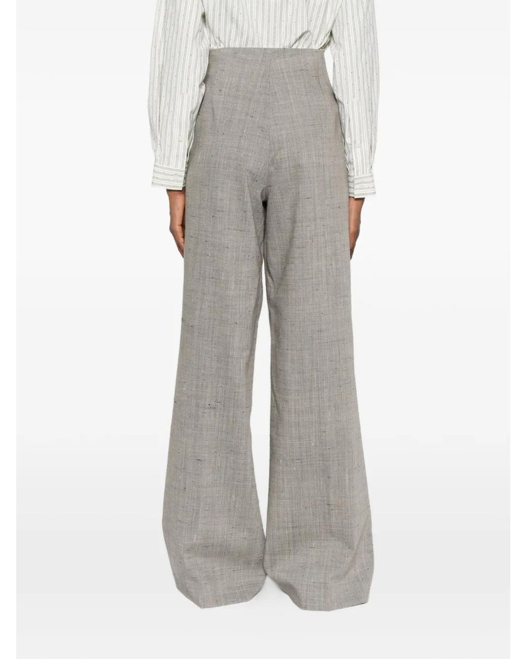 Sandro ジップアップ パンツ Gray