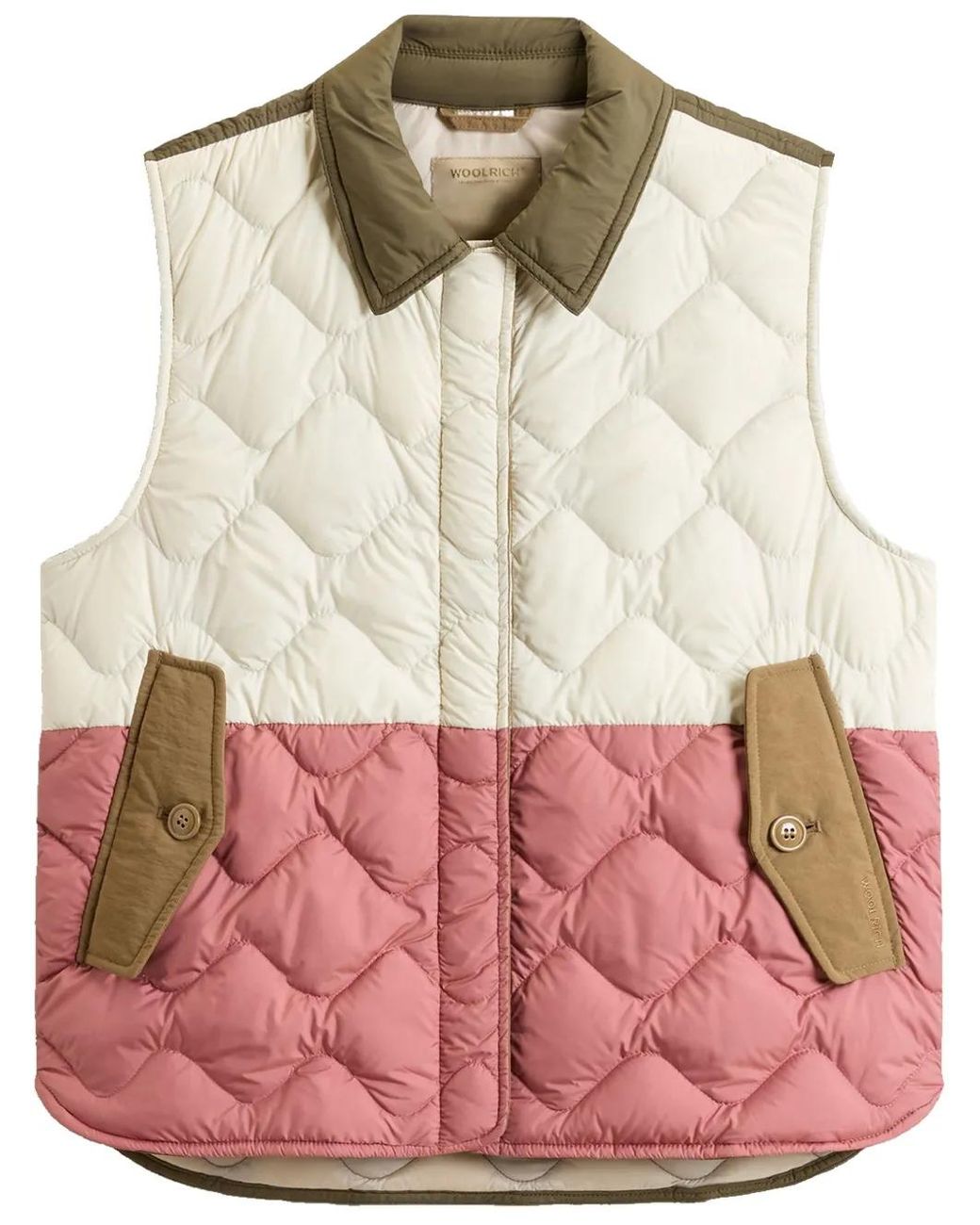 Woolrich White Heritage Vest