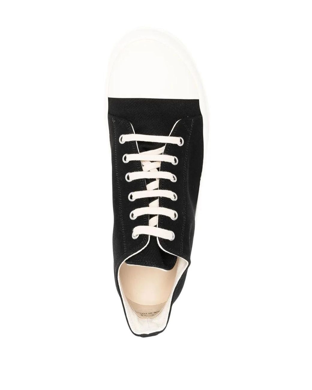 Rick Owens Black Low-top Sneakers for men