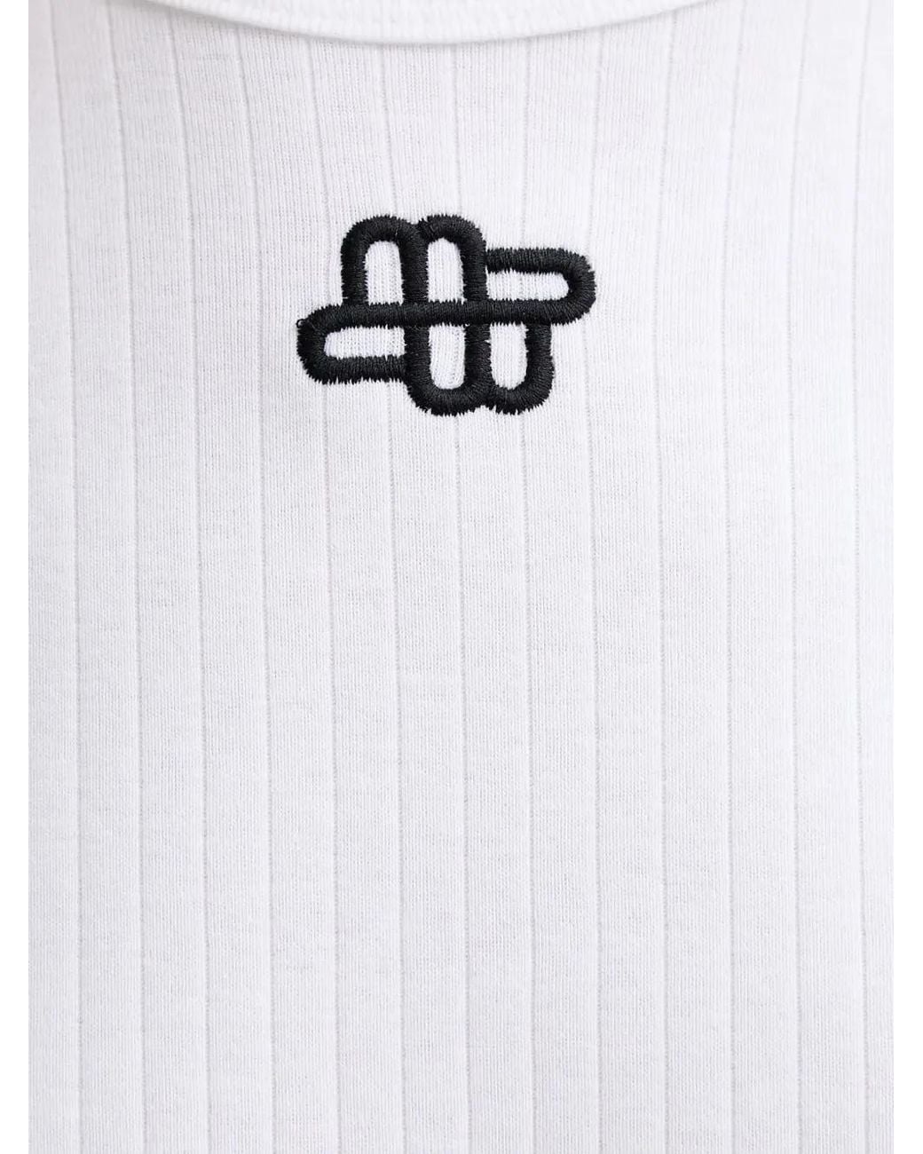 Munthe White Parsa Ribbed T-Shirt