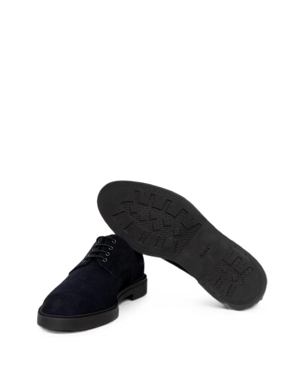 Derbies En Daim Boss pour homme en coloris Black