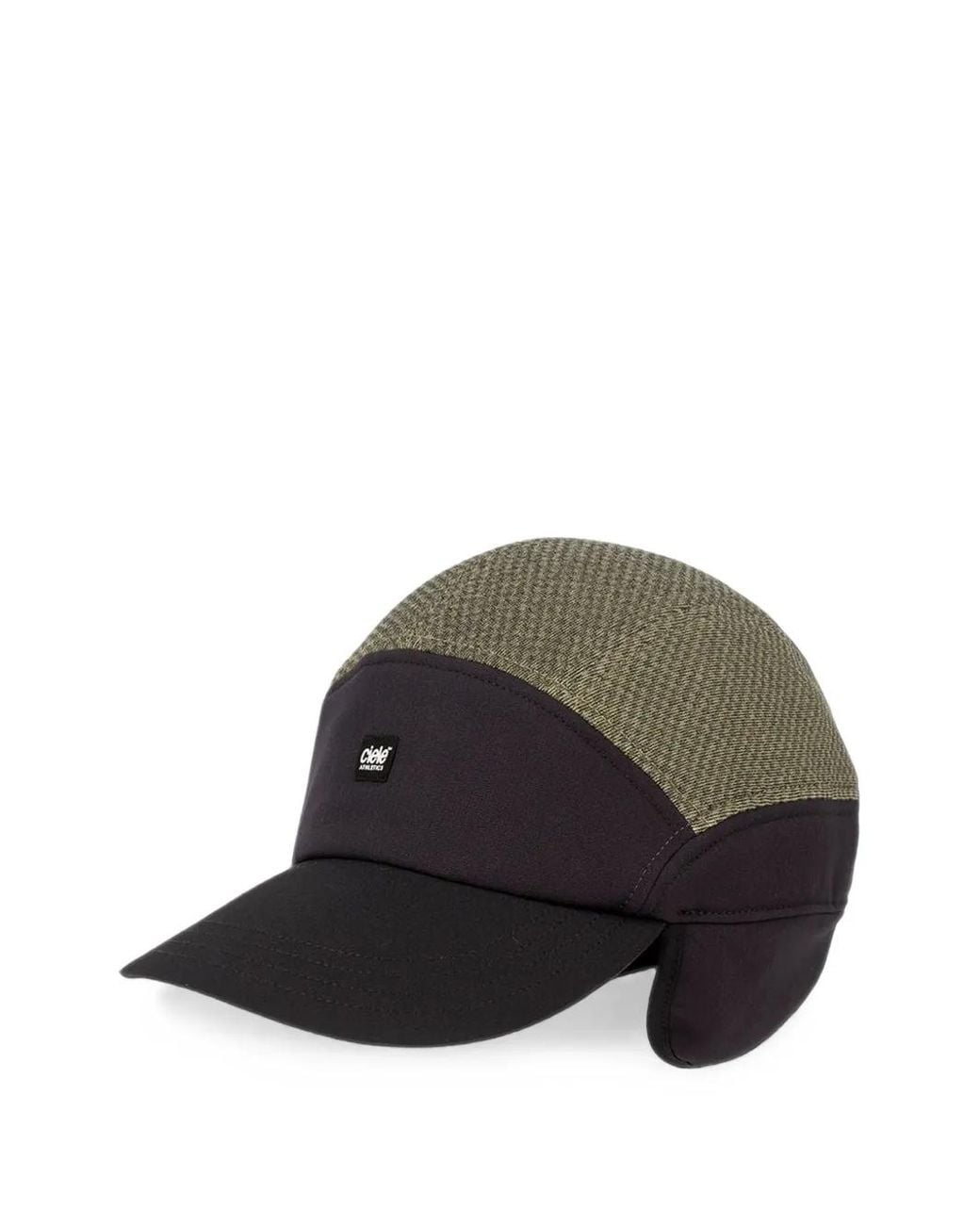 Ciele Athletics Black Iconic Athletics Logo-Patch Ear-Flap Cap