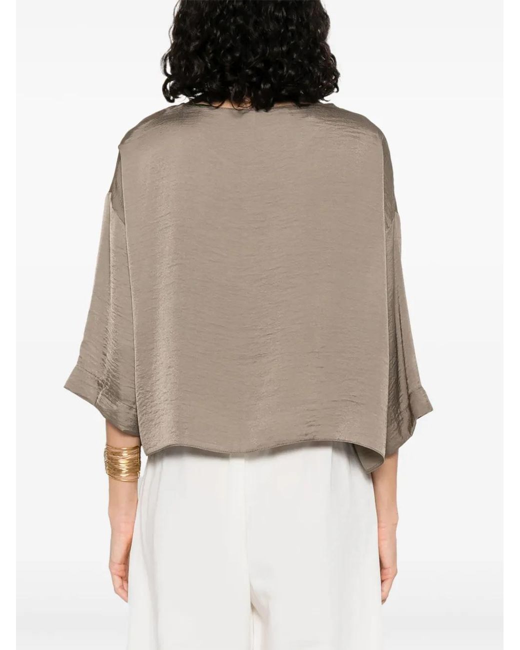 MOUTAKI Natural Crew-Neck T-Shirt