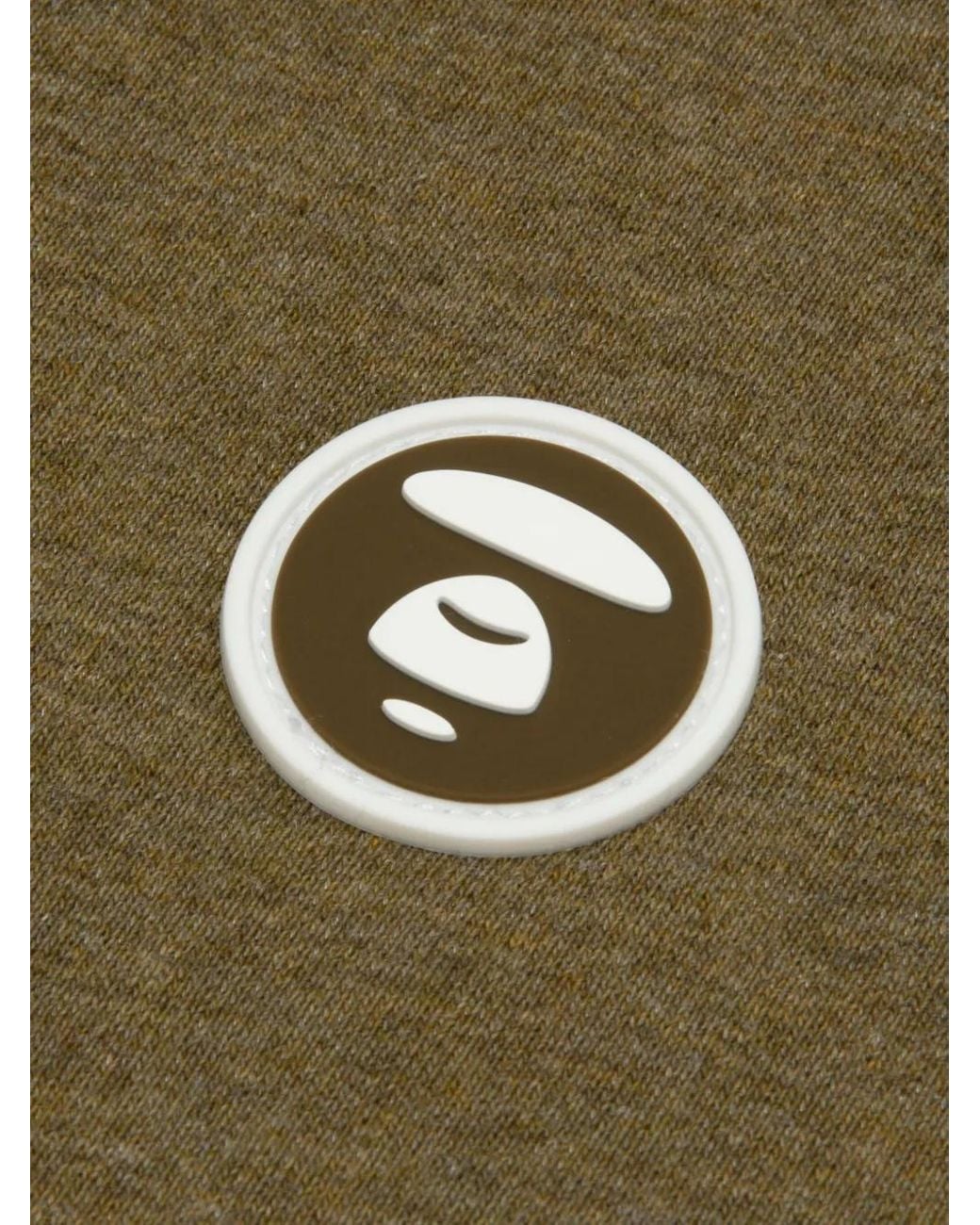 Jersey Con Cuello Redondo Y Parche Del Logo Aape By A Bathing Ape de hombre de color Green