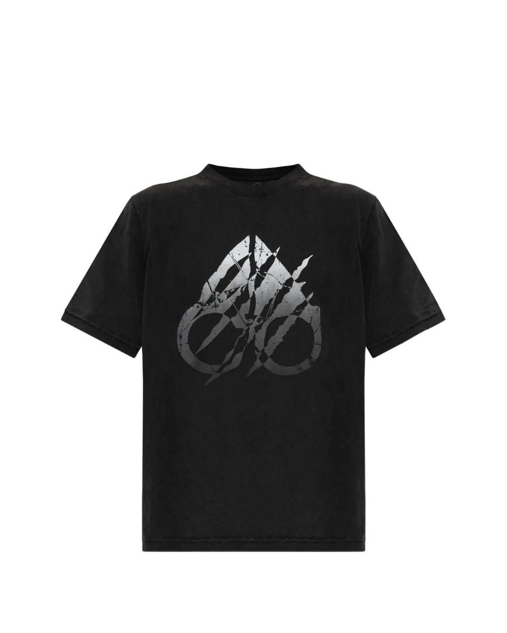 Moose Knuckles Black Logo-Print Cotton T-Shirt for men