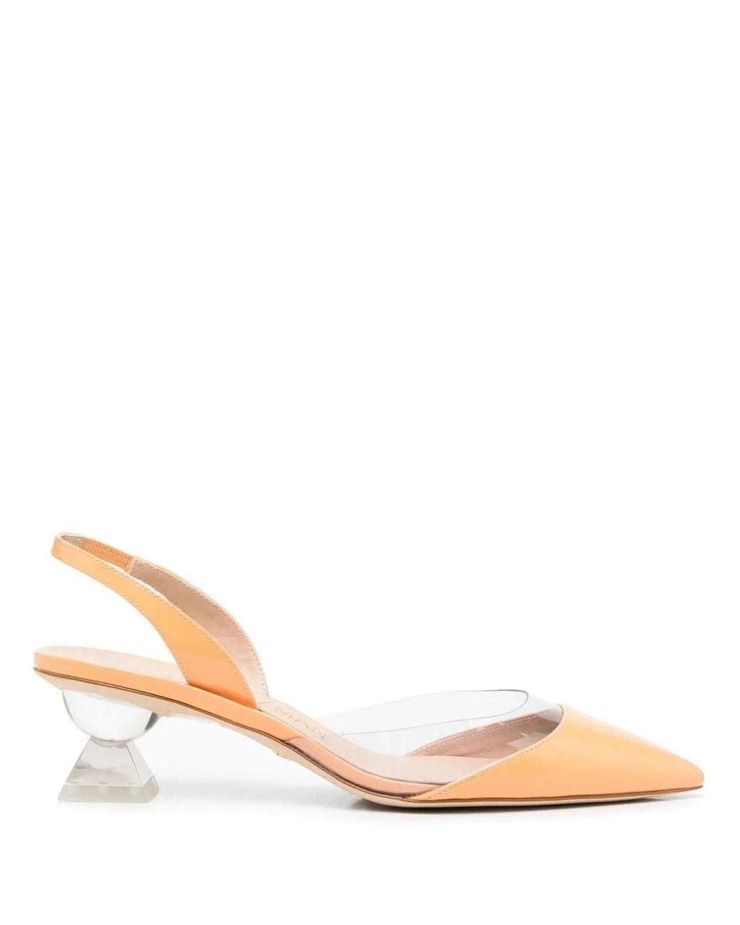 Stuart Weitzman Natural Escarpins Lucite Sculpt