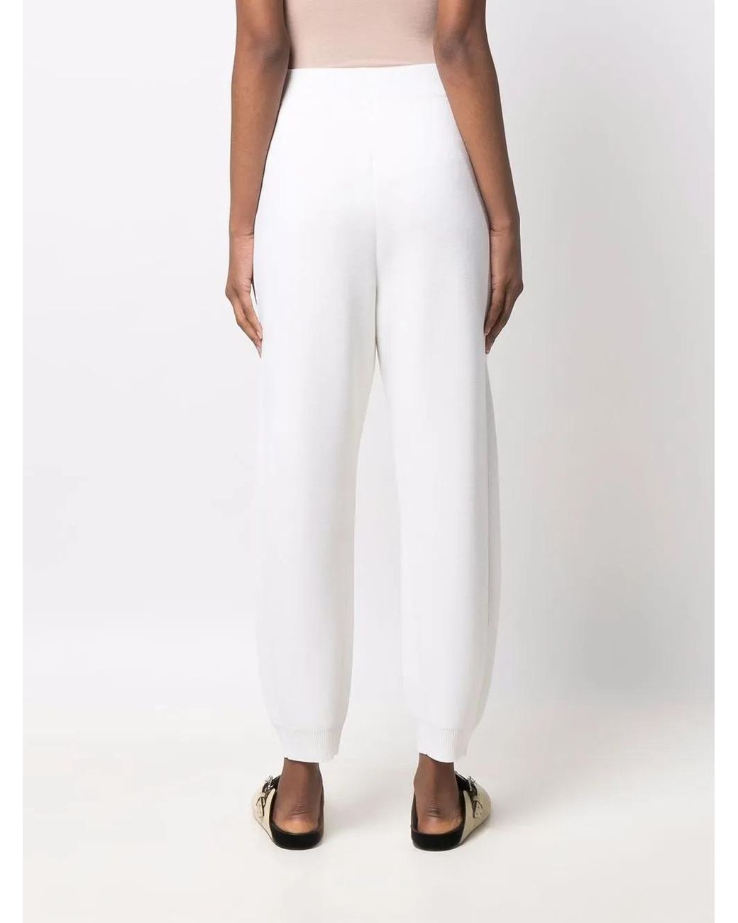 Pantalon À Taille Élastiquée Bally en coloris White