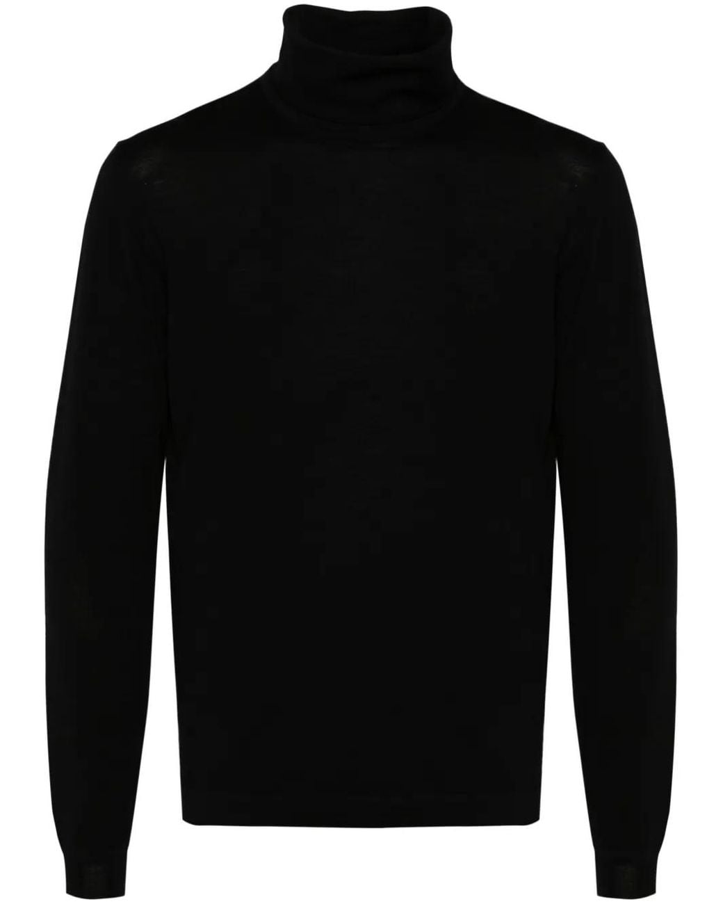 GOES BOTANICAL Black Dolcevita Sweater for men