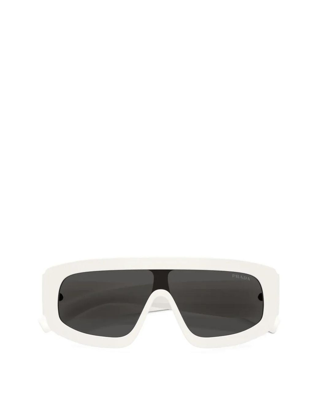 Prada Gray Oversized-Frame Sunglasses