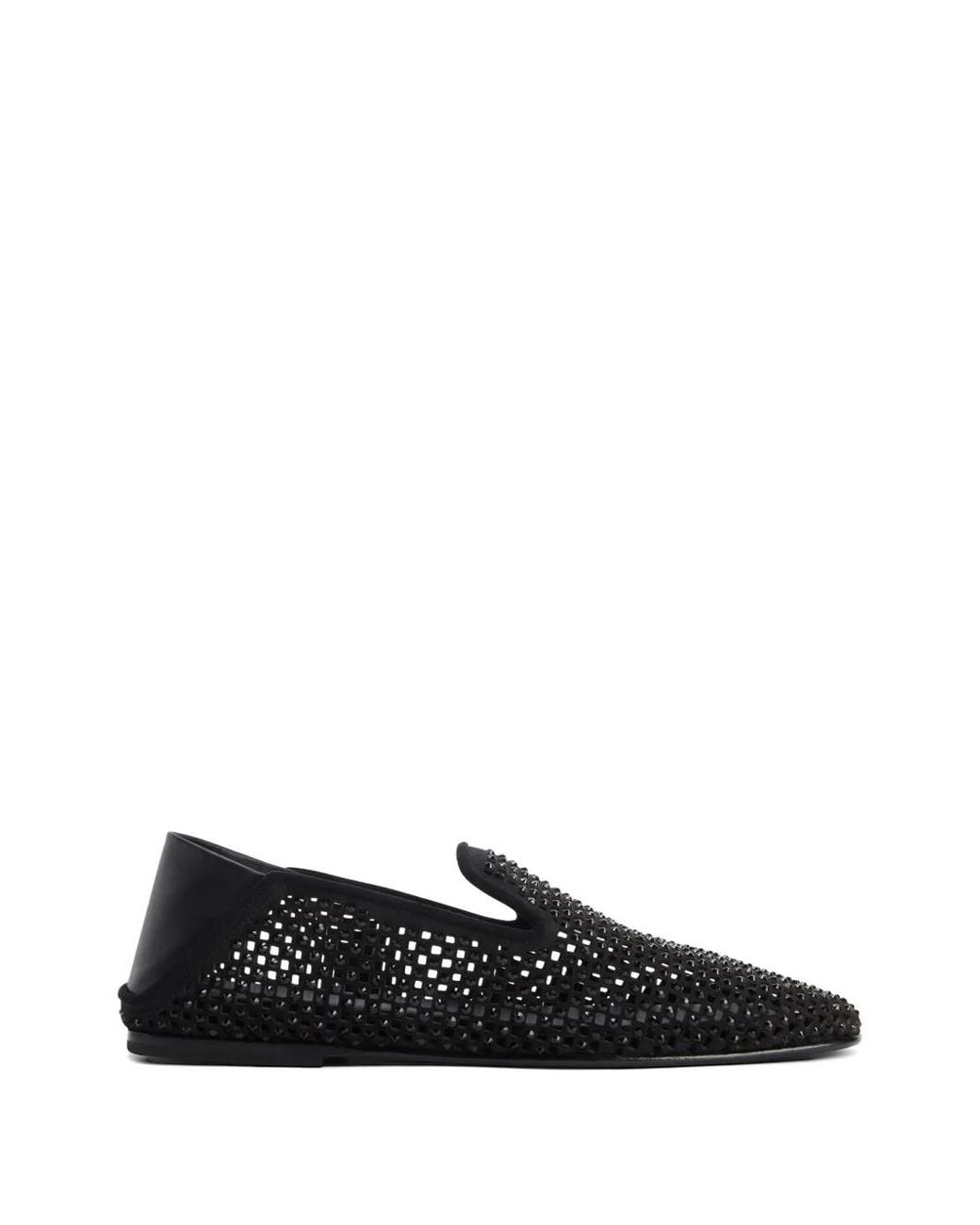 Giuseppe Zanotti Black Mocassins À Détails De Perforations for men