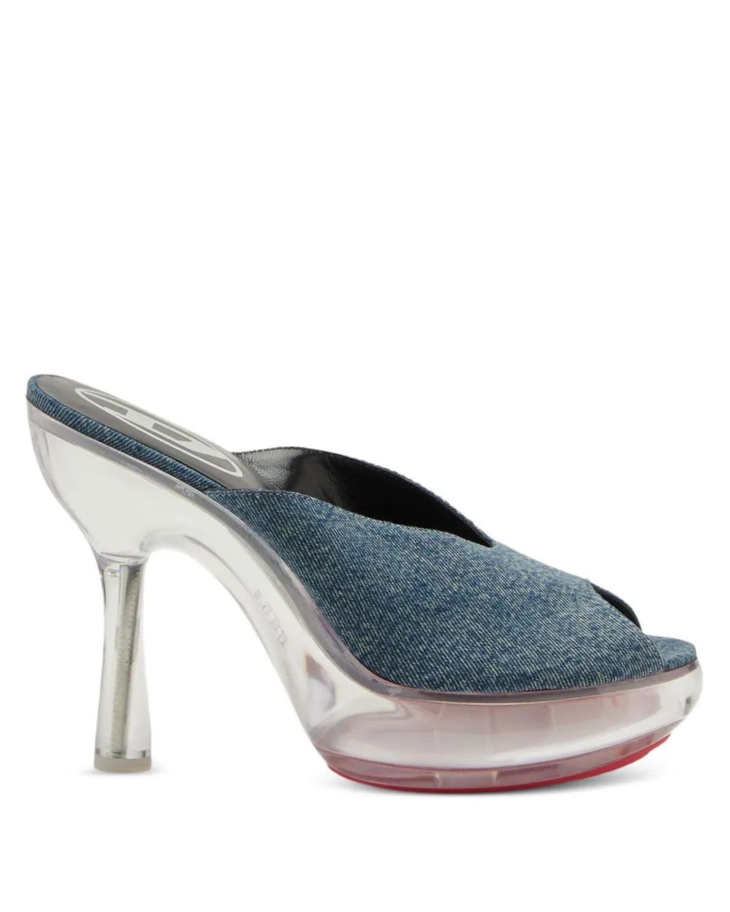 DIESEL Blue D-Lake-Platform Mules