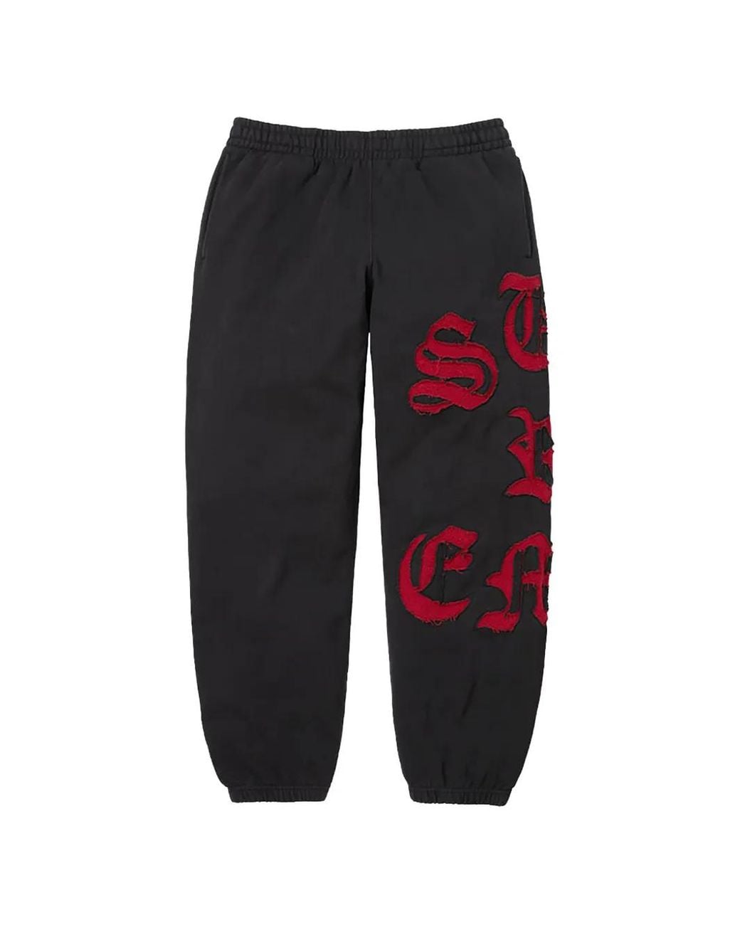 Supreme White Pantalon De Jogging À Logo Imprimé for men