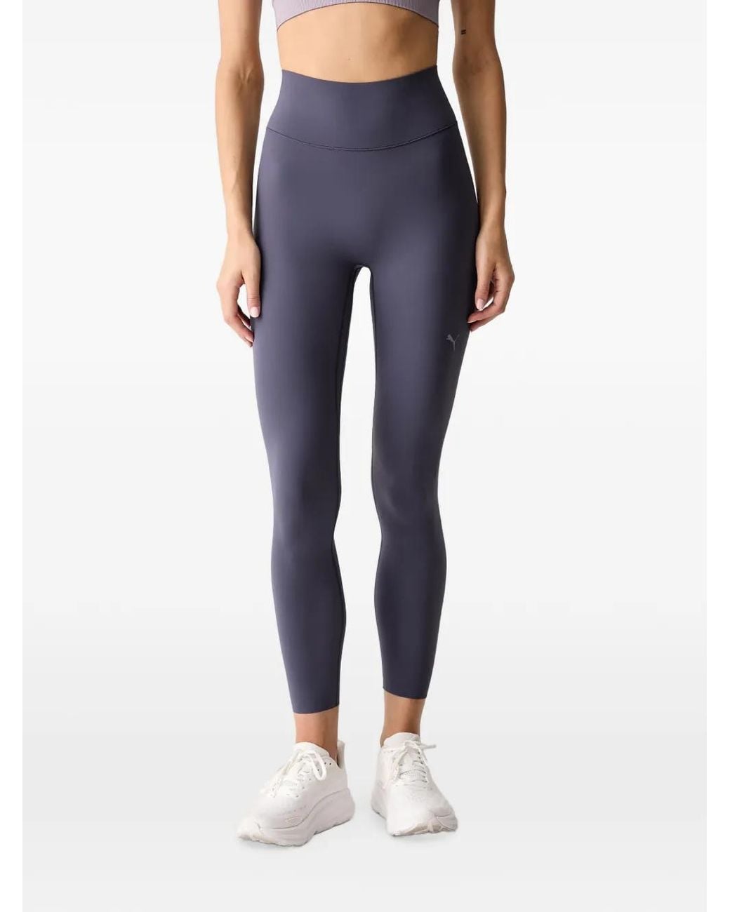 PUMA Blue Shapeluxe Logo-Print Leggings