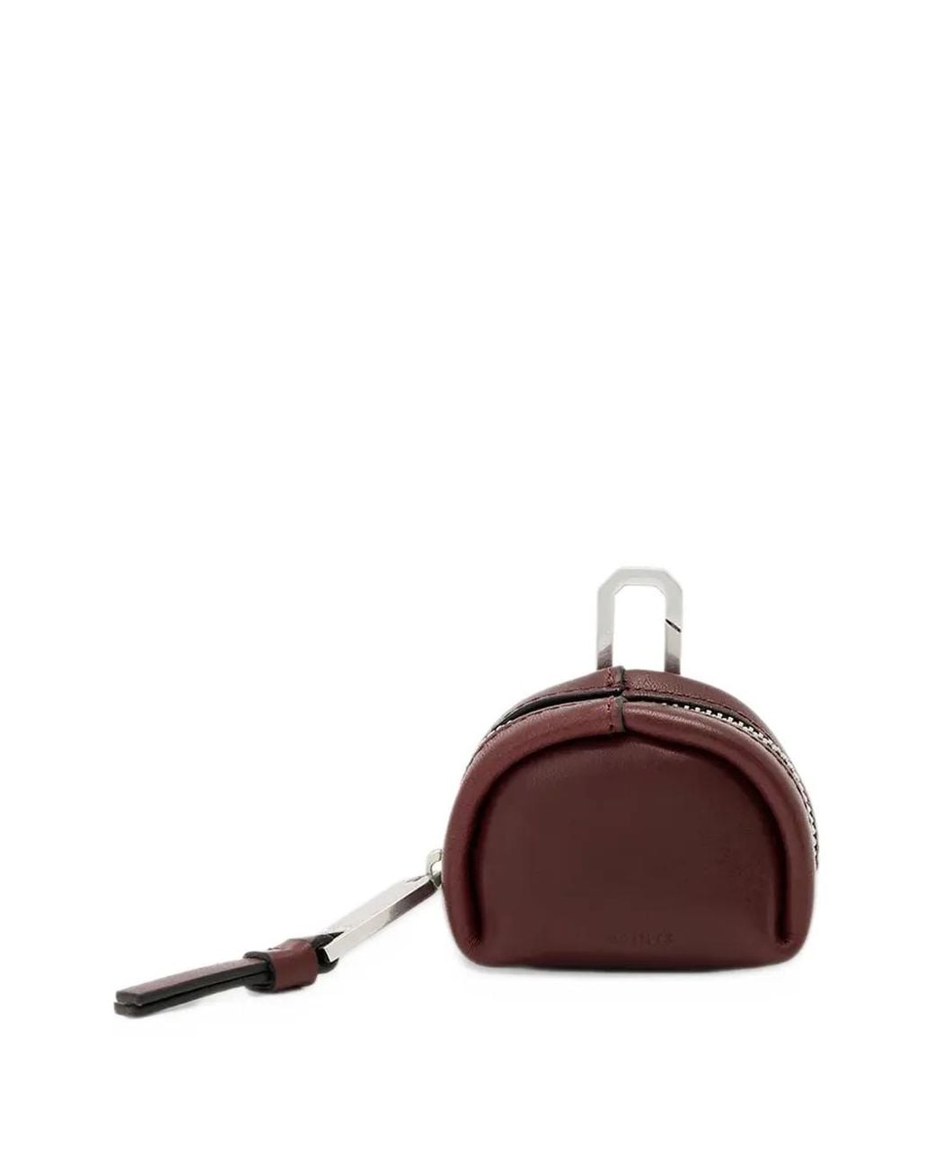 AllSaints Brown Rosalie Leather Airpod Case