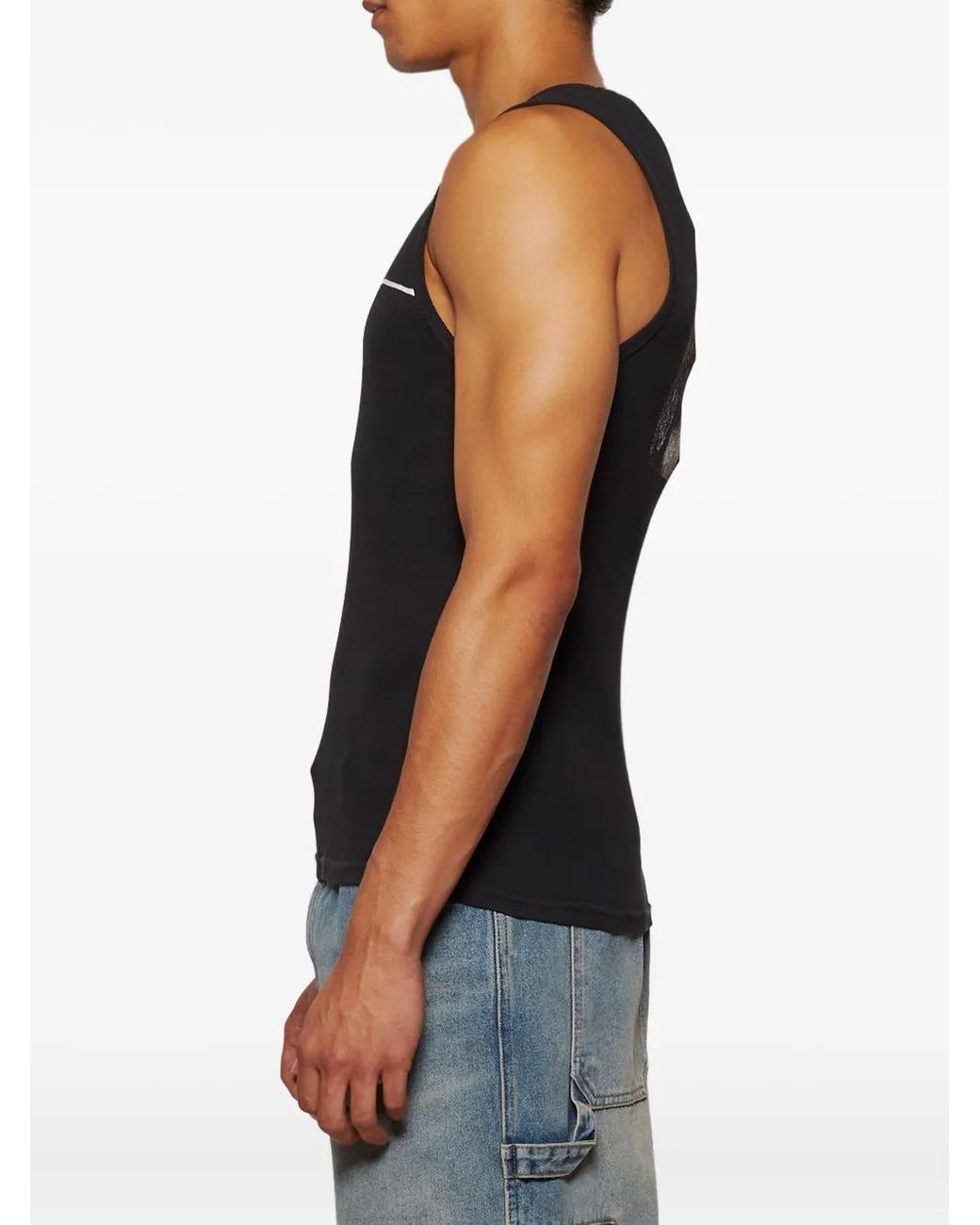 Enfants Riches Deprimes Russian Na Graphic Tank Top in Black for