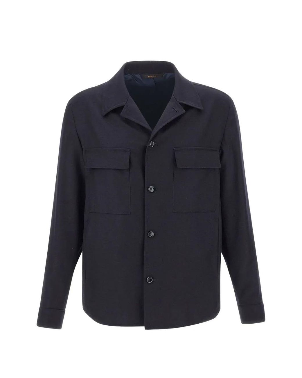 Briglia 1949 Blue John Button-Up Chest-Pocket Jacket for men