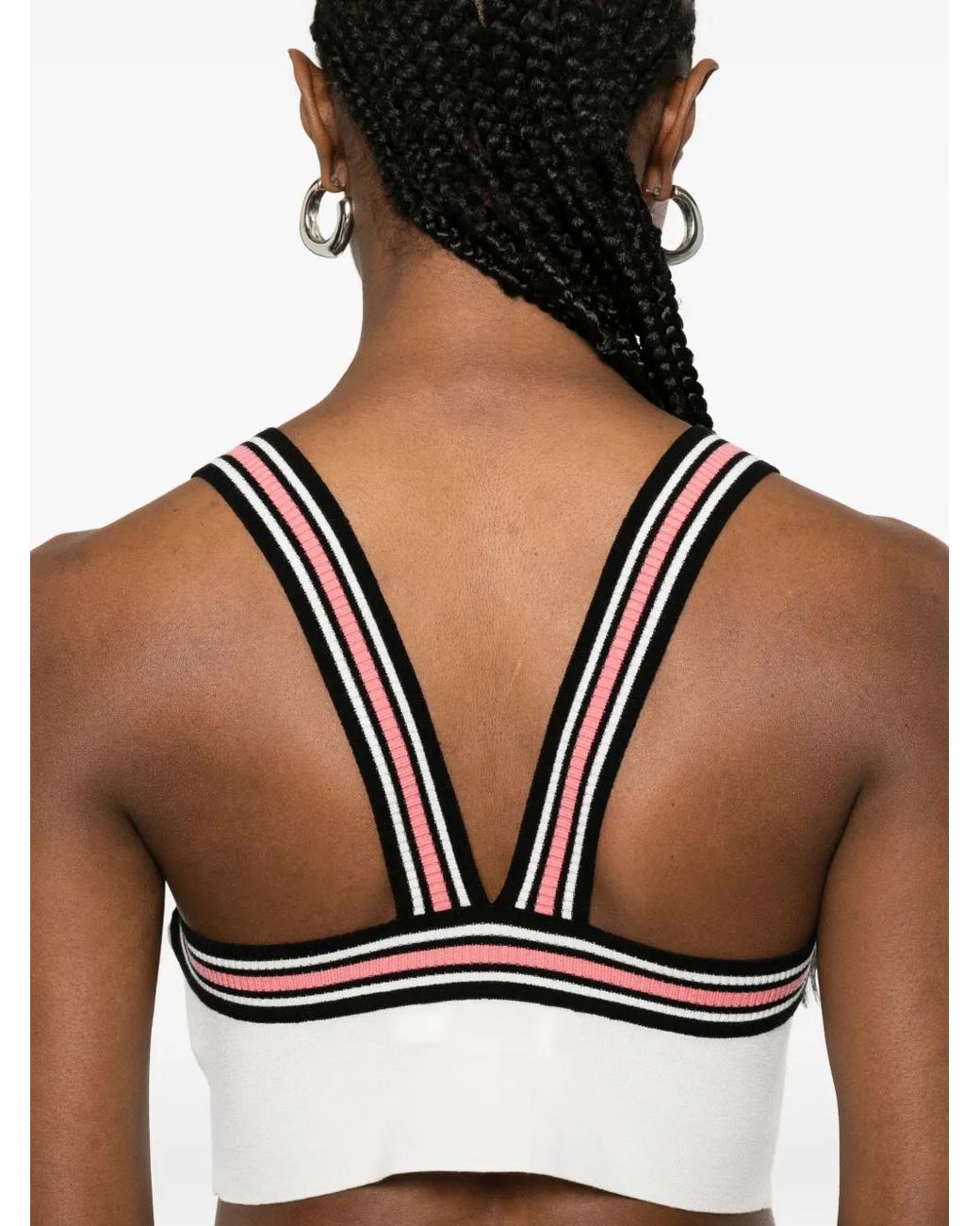 J.Lindeberg Black Nori Knit Crop Top