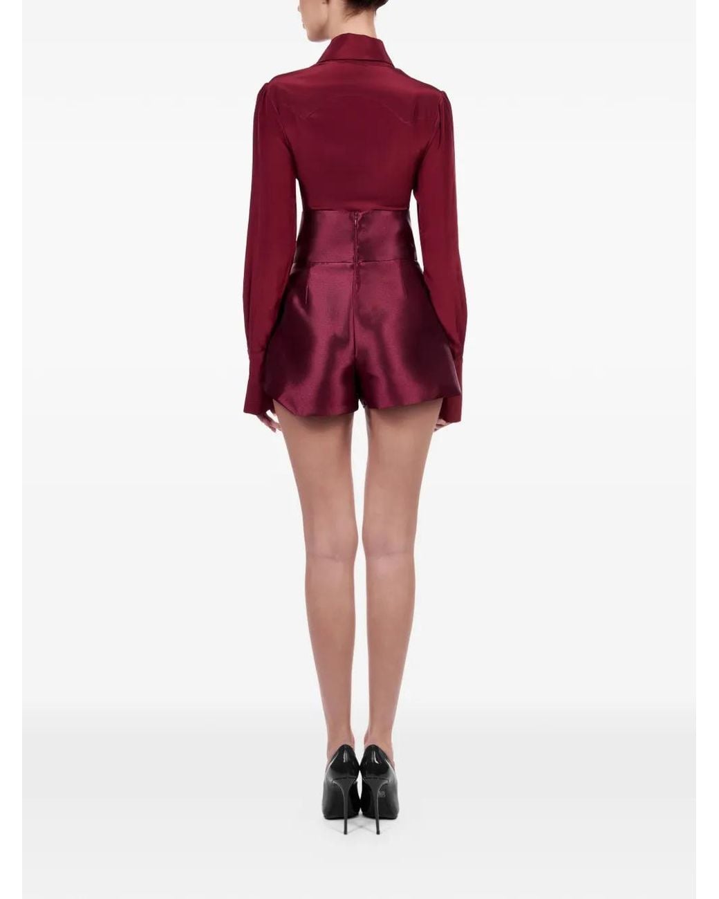 ARAFTU High-Waisted Tailored Shorts