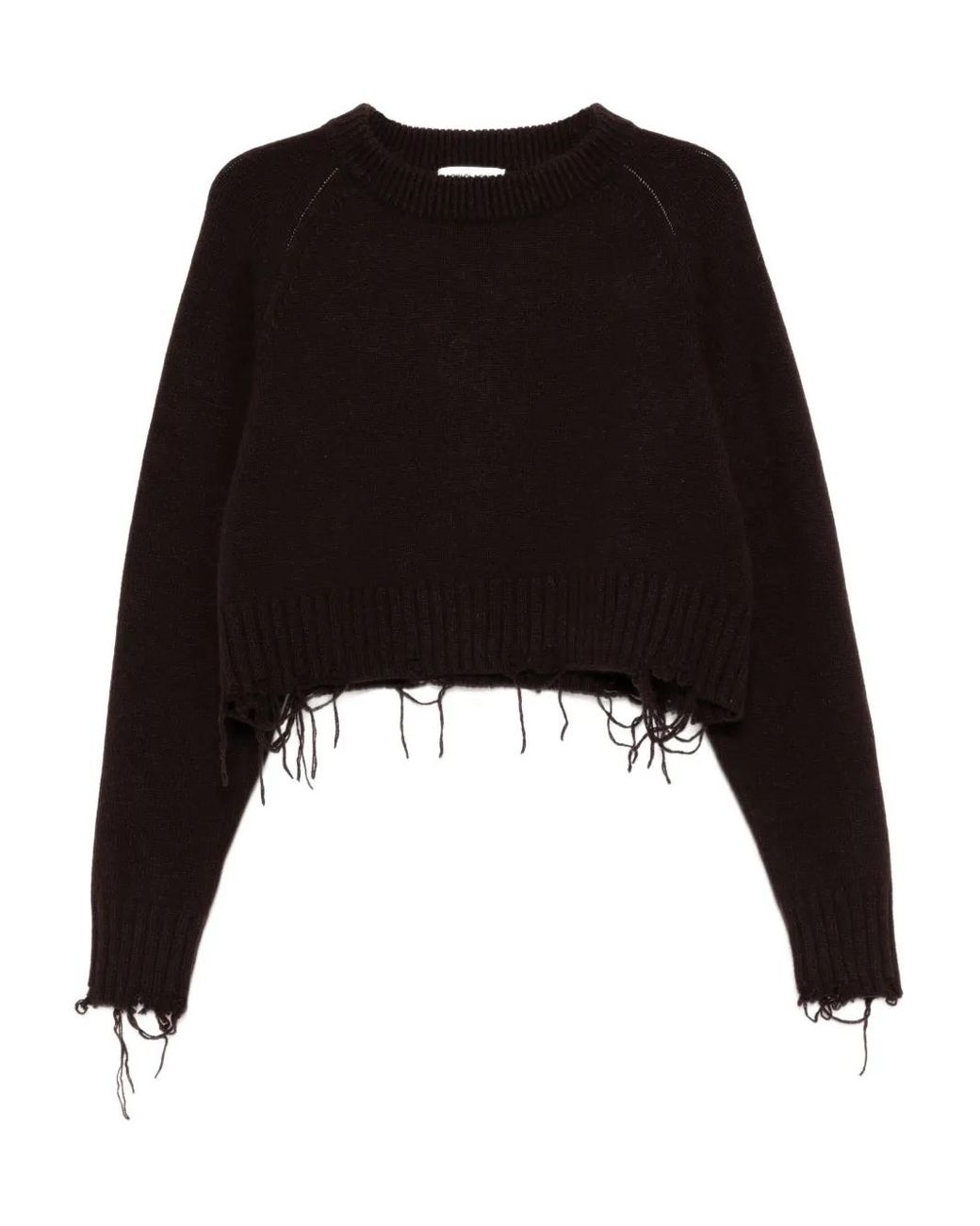 Low Classic Black Ribbed Jumper