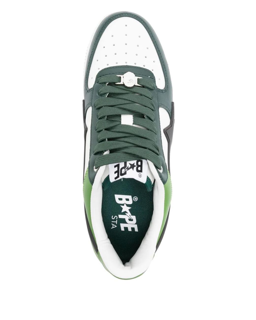 A Bathing Ape Green Sta Os M2 Sneakers for men