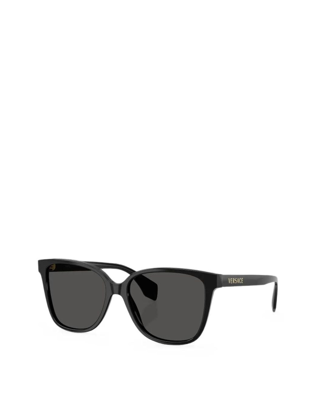 Versace Black Butterfly-Frame Sunglasses