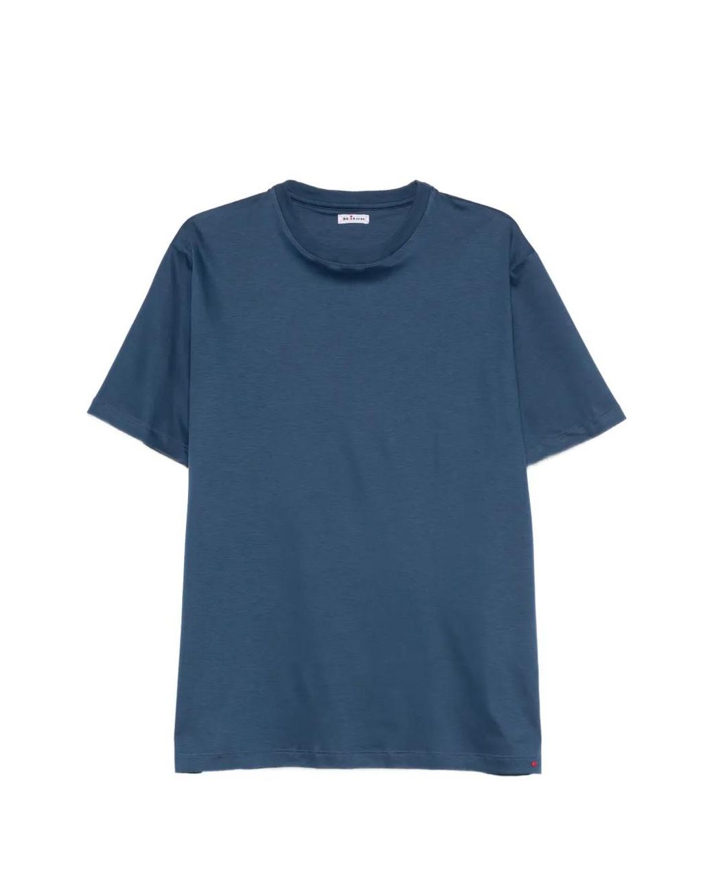 Kiton Blue Crew-Neck T-Shirt for men