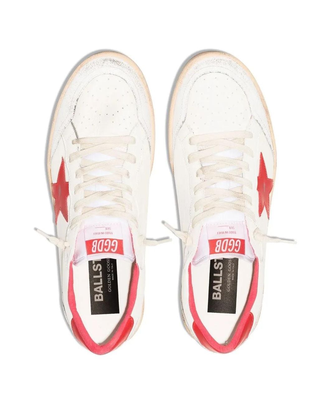 Golden Goose Deluxe Brand Pink Ball Star Trainers