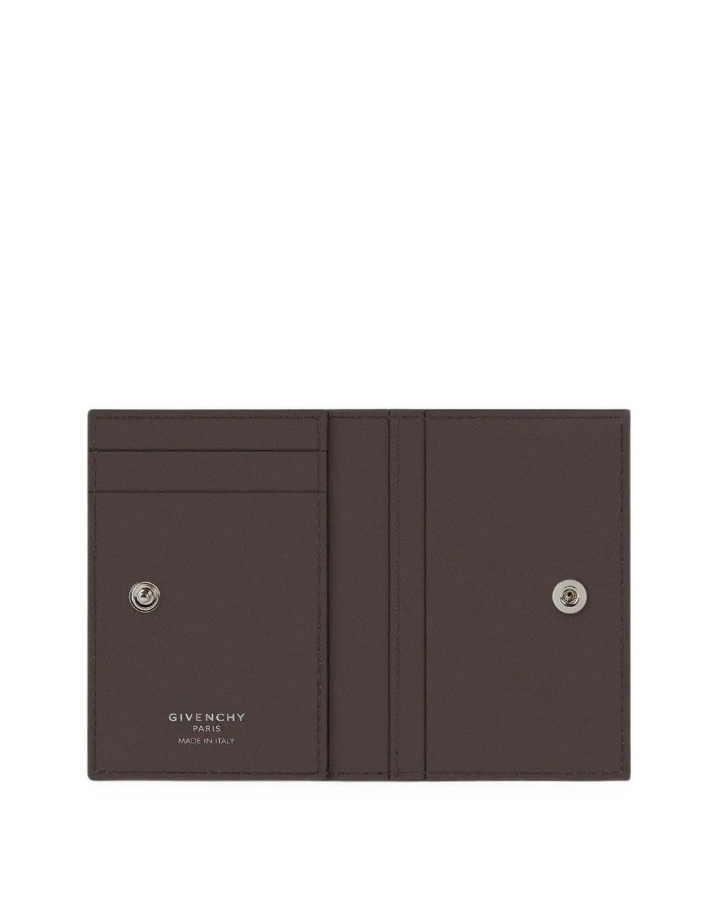 Givenchy Gray Flap Card Holder for men