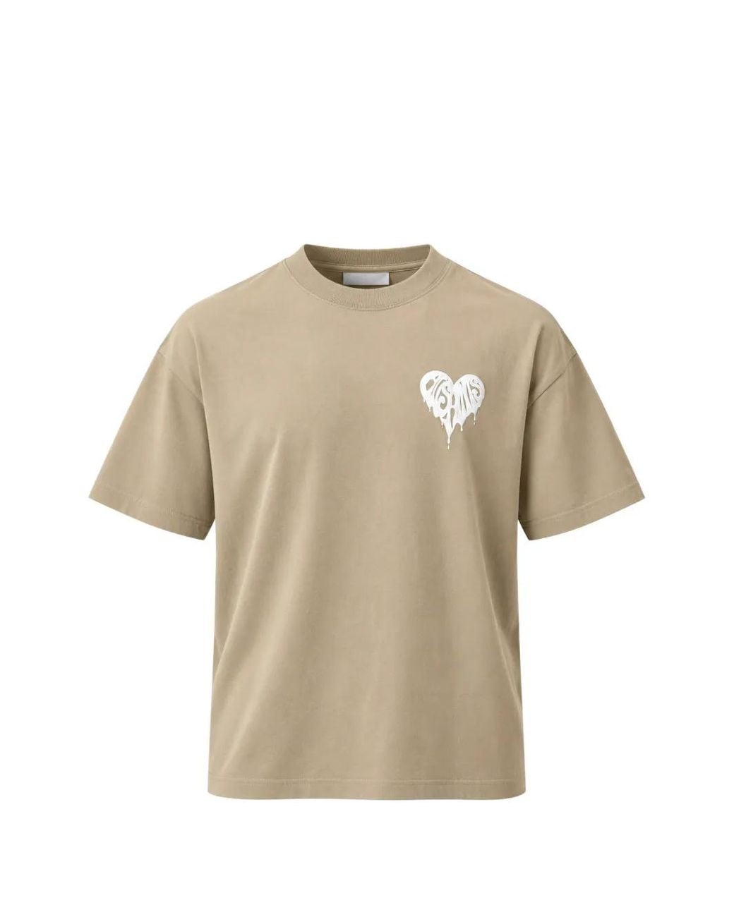 AllSaints Natural T-Shirt Lisa Trip À Imprimé Cœur