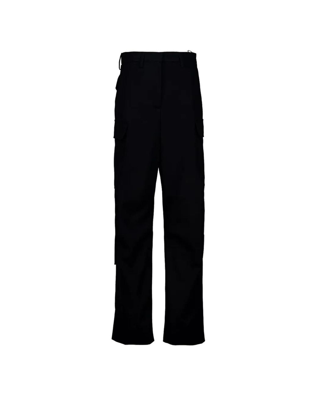 Stella McCartney Black Cargo Straight Trousers