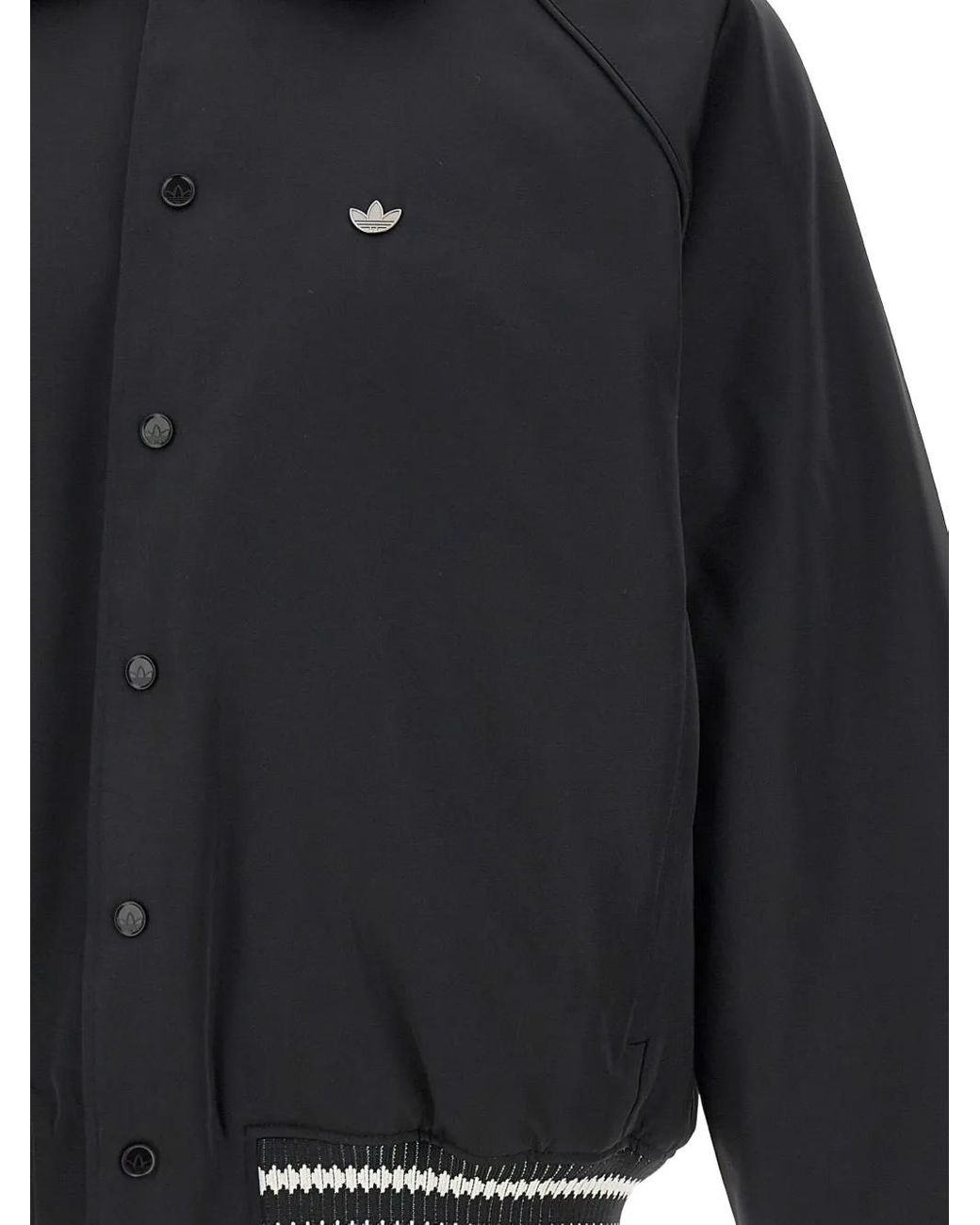 Adidas Bomberjack Met Logodetail in het Blue voor heren