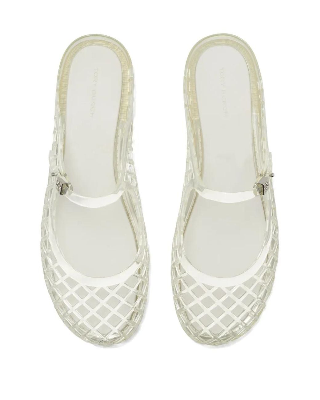 Tory Burch White Flat Shoes
