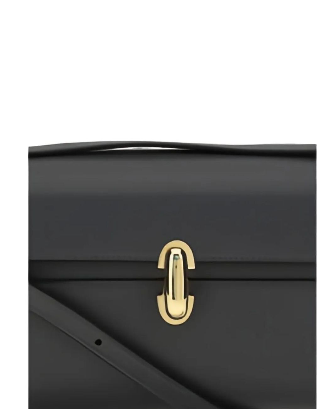 SAVETTE Black Symmetry 26 Leather Shoulder Bag