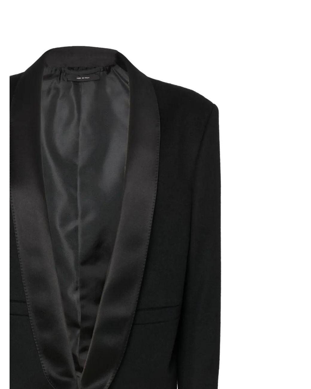 Tom Ford Black Shawl-Lapel Jacket