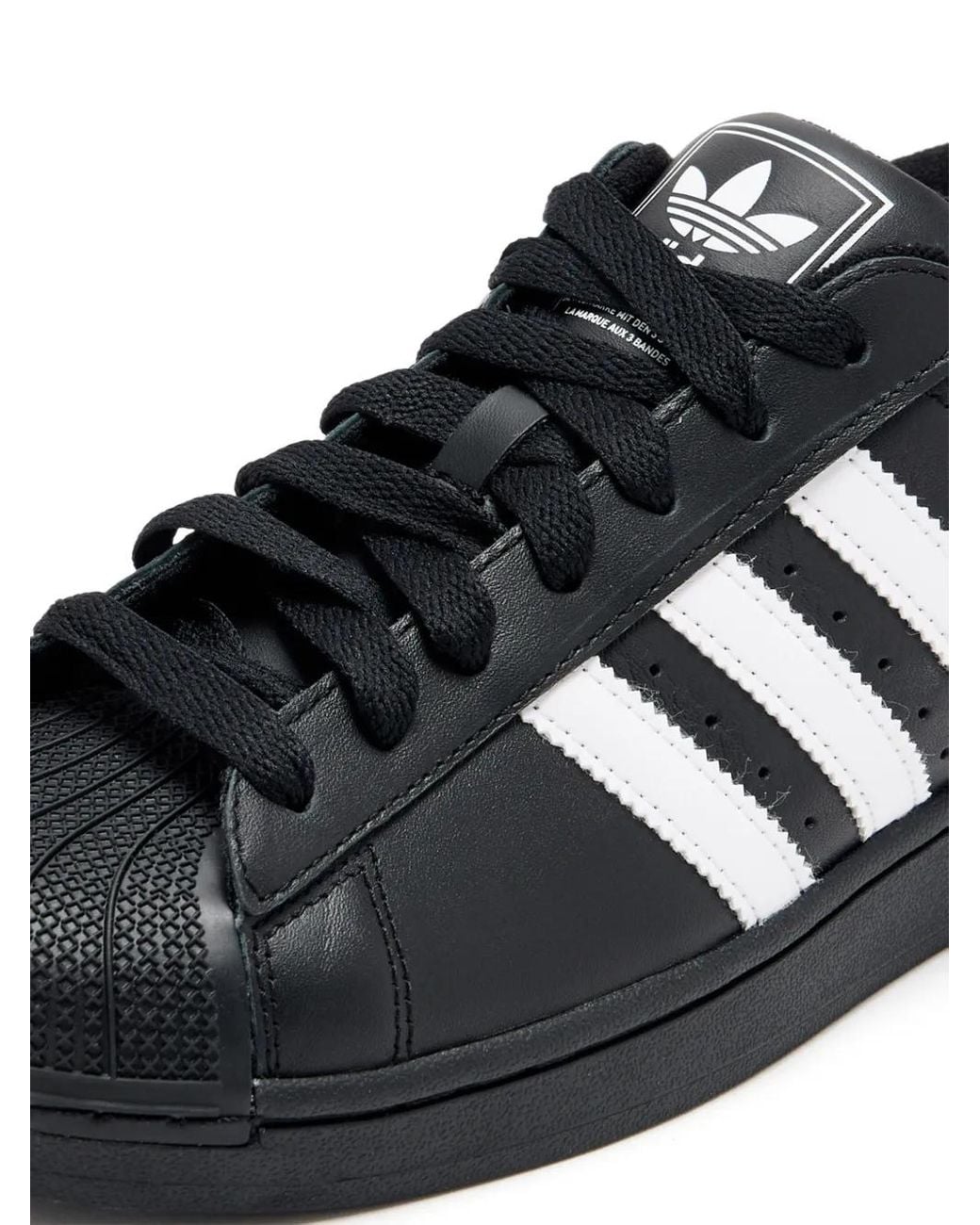 Adidas Black Superstar Ii Sneakers