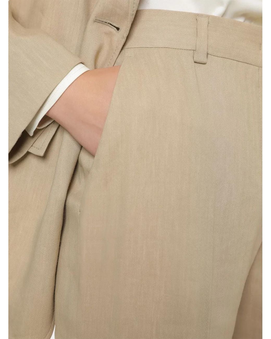Alberta Ferretti Pantalon in het Natural