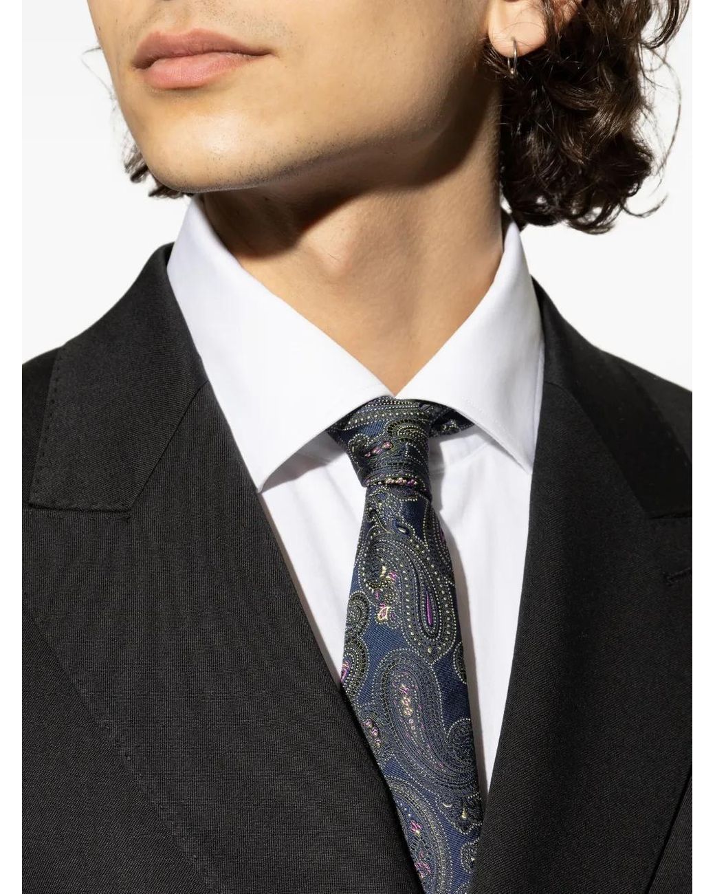 Etro Blue Silk Tie for men