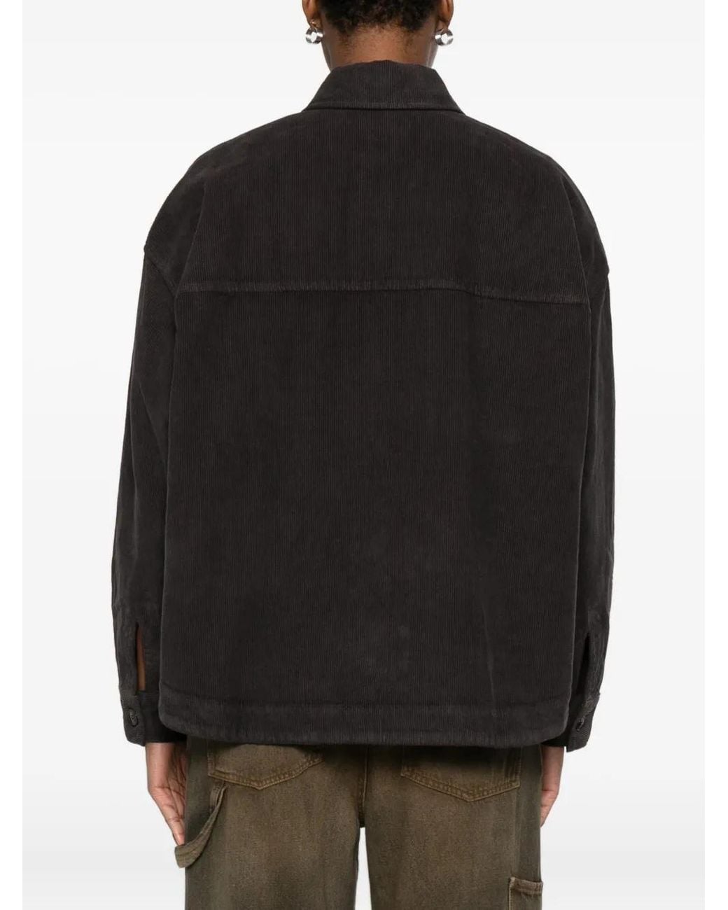 TRUE AVENUE Black Corduroy Jacket