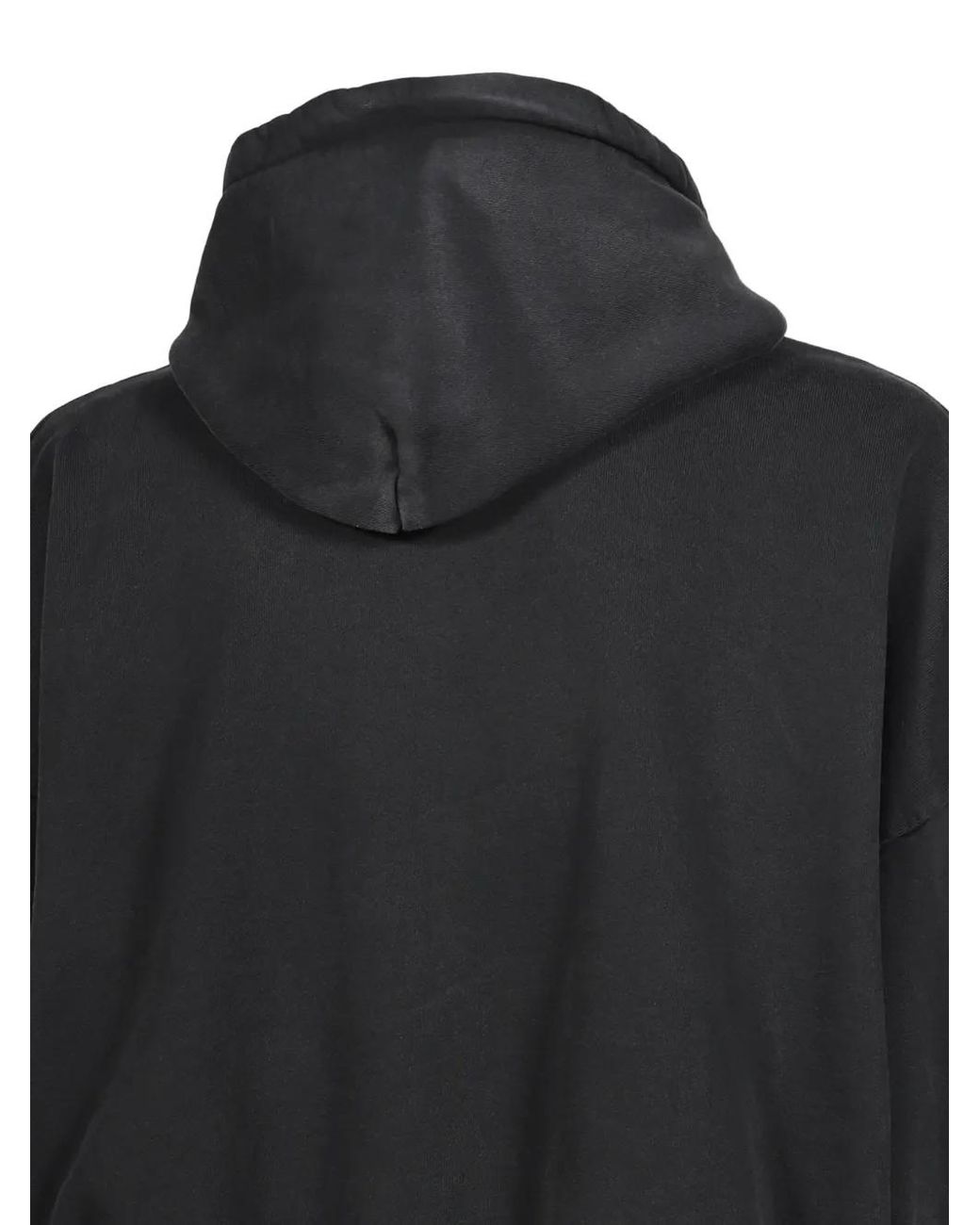 ALEXANDER DIGENOVA Black Showroom Logo-Print Hoodie for men