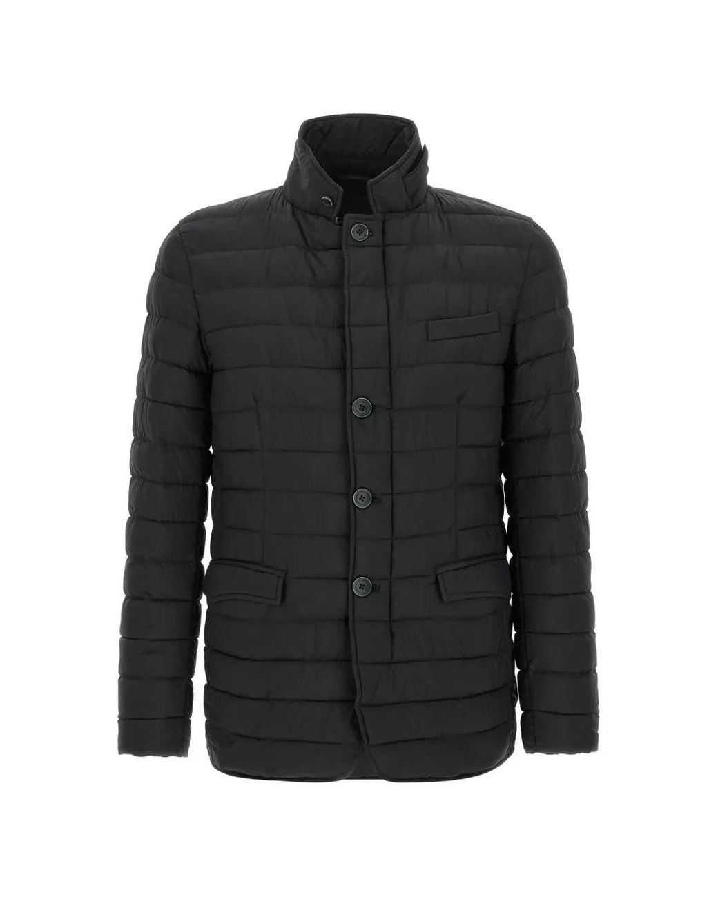 Herno Gewatteerd Donsjack in het Black voor heren