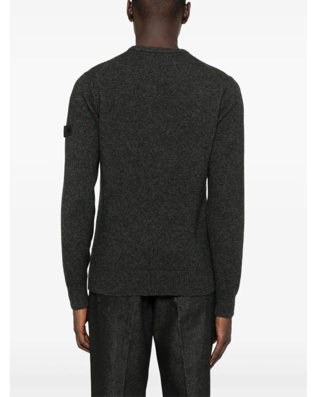 Peuterey Trui Met Ronde Hals En Logo in het Black voor heren